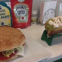 sandwiches at Emporio Vegetal in Santiago
