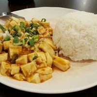 rice & tofu at Shandong Mama in Melbourne
