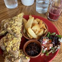 Wallflower Rarebit at The Wallflower Cafe in Herne Bay