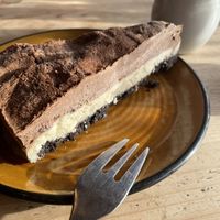 Oreo cookie cheesecake  #Veganuary at The Wallflower Cafe in Herne Bay