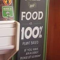 Signage at The Wallflower Cafe in Herne Bay