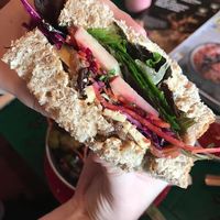 Cheese and chutney sandwich - sooo good! at The Wallflower Cafe in Herne Bay