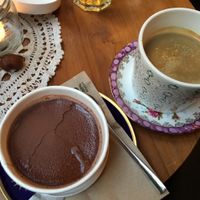 vegan chocolate ice cream & fine fair trade coffee at Cafe Herzstück in Goerlitz