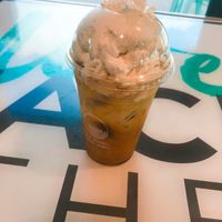 Pumpkin spice cold brew with coconut whipped cream  at The Bowl - Pine Ridge Rd in Naples