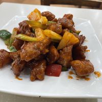 Sweet and sour seitann  at Little Buddha Veggie Delights 小樂佛素食 in Kowloon