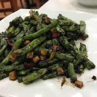 Spicy green beans at Little Buddha Veggie Delights 小樂佛素食 in Kowloon
