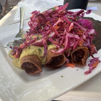 Jackfruit and potatoe flautas  at The Coronado PHX in Phoenix