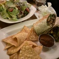 California Burrito and Salad at The Coronado PHX in Phoenix
