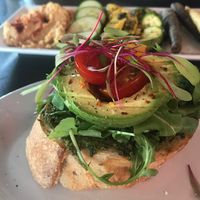 avo toast and hummus plate at The Coronado PHX in Phoenix