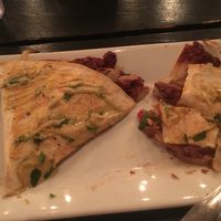 Bean Quesadilla, partially eaten (couldn’t wait) super tasty!! One of my favs!! at The Coronado PHX in Phoenix