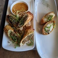 Egg rolls & inari at No Coast Sushi in Grand Junction