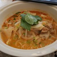 pho nam sa te (spicy pho with mushrooms) at An Nhien - Nguyen Van Thu in Ho Chi Minh City