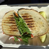 vegan veggie panini   at Green Mountain Natural Foods in Newport
