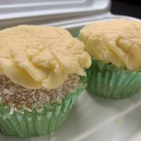 Coconut & lime cupcakes   at A Little Piece of Sky in Newcastle Upon Tyne