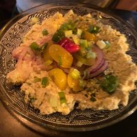 Vegan egg salad   at Shuffle Pub in Tel Aviv