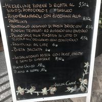 Daily menu  at Verde Caffe in Macerata