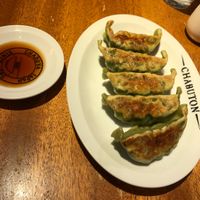 Vegan gyoza’s - amazing!! at Chabuton in Kyoto
