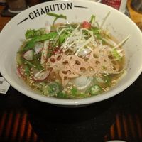 Veg ramen at Chabuton in Kyoto