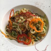 zucchini noodles at Rawsoever 窩素居 in Kowloon