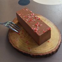 Buckwheat chocolate cake at Rawsoever 窩素居 in Kowloon