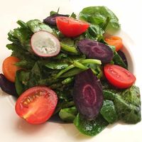 Pea Sprout Salad at Rawsoever 窩素居 in Kowloon