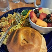 Nutirious plant based breakfast! at Walnut Avenue Cafe in Santa Cruz