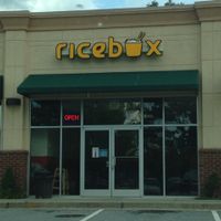 outside  at Rice Box in Snellville