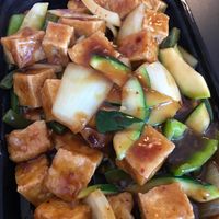 Spicy Basil Tofu at Rice Box in Snellville