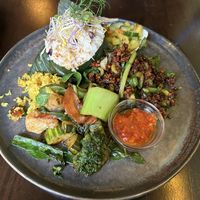 Tempe Bumbu Bali  at Cafe Bali in Saarbrucken