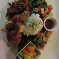 Nasi rames (vegan) at Cafe Bali in Saarbrucken