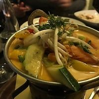 Coconut-Vegetables-sauce. at Cafe Bali in Saarbrucken