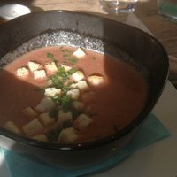 Beetroot soup at Kunstküche in Krefeld