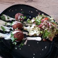 Falafel at Kunstküche in Krefeld