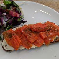 Carrot salmon at Kunstküche in Krefeld