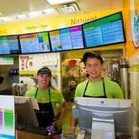 Interior with staff at Smoothie Fresh Cafe in St Augustine