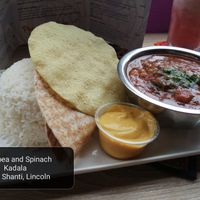 As labelled at Cafe Shanti in Lincoln