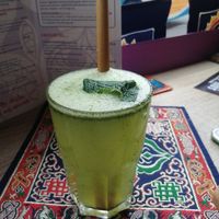 Mint lemonade at Cafe Shanti in Lincoln