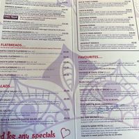 Menu prices 2022  at Cafe Shanti in Lincoln