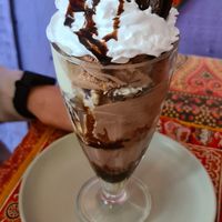 Gluten free oreo sundae at Cafe Shanti in Lincoln