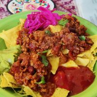 Macho Nachos at Cafe Shanti in Lincoln