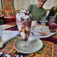 Sundae at Cafe Shanti in Lincoln