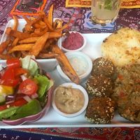 Beautiful food as always  at Cafe Shanti in Lincoln