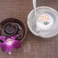 dessert at Pǔ Shàn Yuán 溥善園精進蔬食 in Taipei