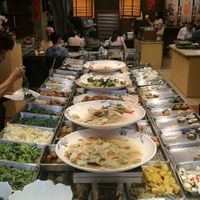 many many option at Zhi Jing Vegetarian in Taipei