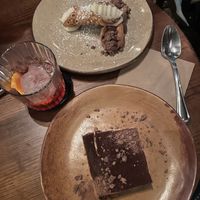 Tiramisu and vanilla cannoli   at Gigi Pizzeria in Newtown
