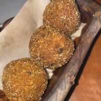 Arancini ai funghi porcini  #Veganuary at Gigi Pizzeria in Newtown