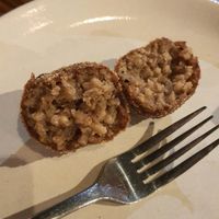 arancini ai funghi porcini - inside at Gigi Pizzeria in Newtown