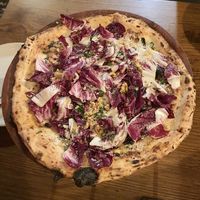 Pizza "Funghi e Radicchio" at Gigi Pizzeria in Newtown