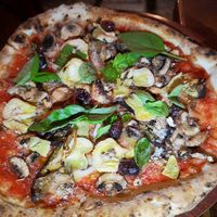Carciofi e Funghi at Gigi Pizzeria in Newtown