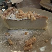 Baked Tree Nut Ricotta Cheesecake
Baked tree nut ricotta cheesecake topped with almond praline  at Gigi Pizzeria in Newtown